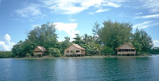 rapita resort marova lagoon solomon islands from the village