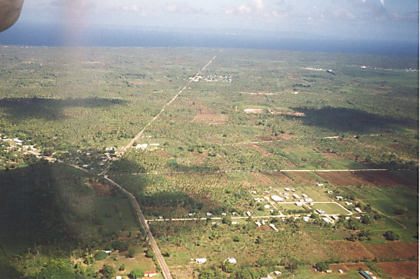 View on Landing at Fua'amotu Airport